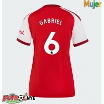 Camiseta Arsenal Gabriel Magalhaes #6 Primera Equipación para mujer 2026-27 manga corta